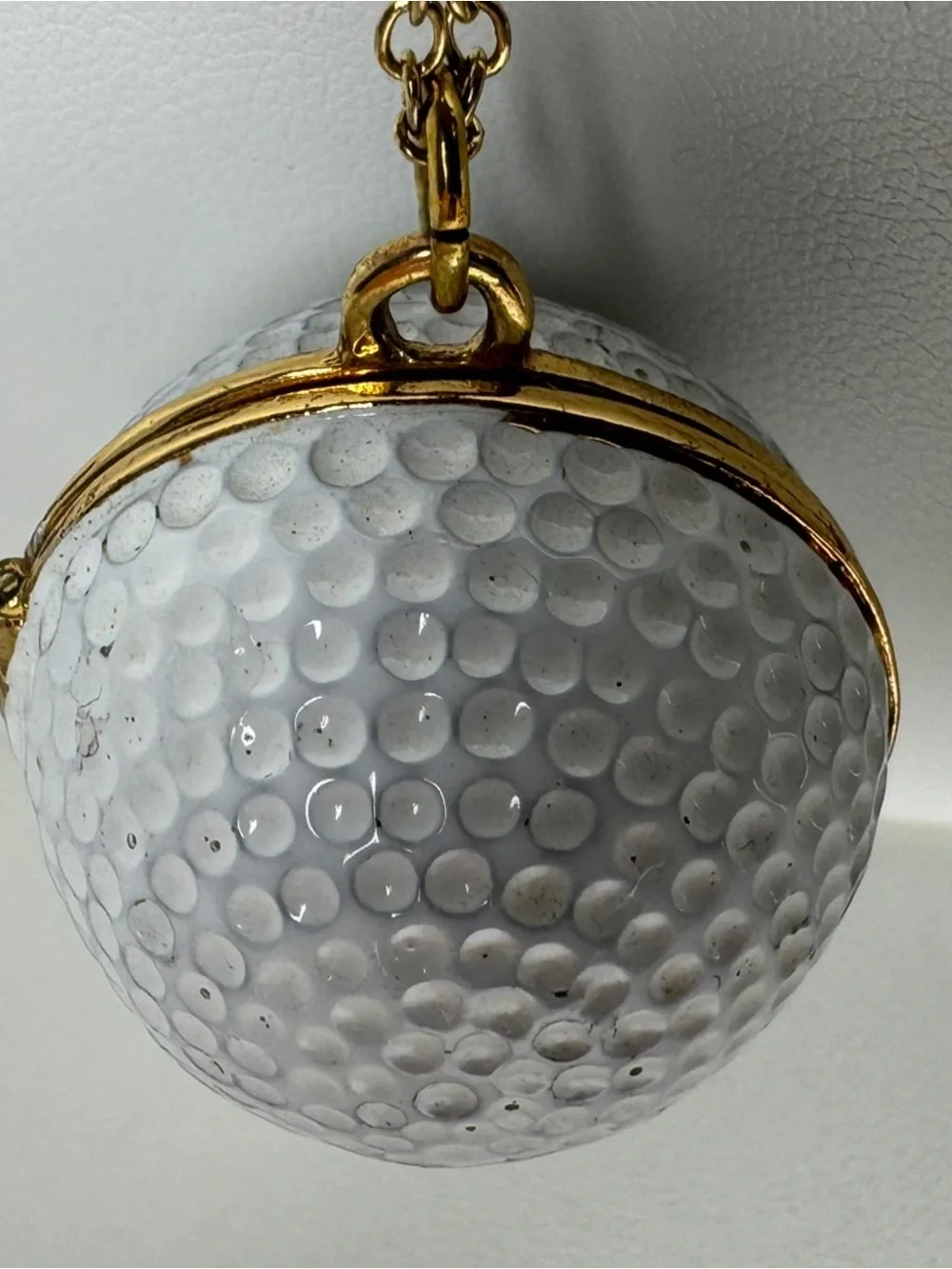 Kate Spade Golfball Golf Ball Y2K Vintage Locket Necklace